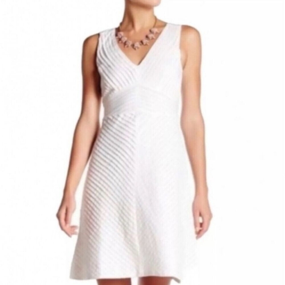 J. Crew Dresses & Skirts - J.Crew White Ribbon Detail Sleeveless Dress – NWT, Lined, Size 10P